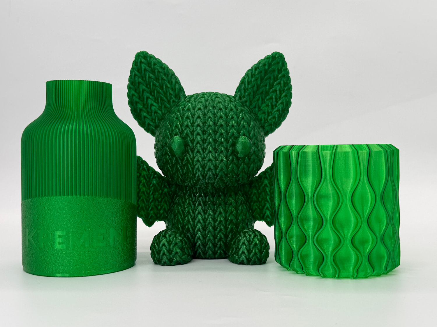 Филамент Start PetG-T Зеленый на пластике (1кг)