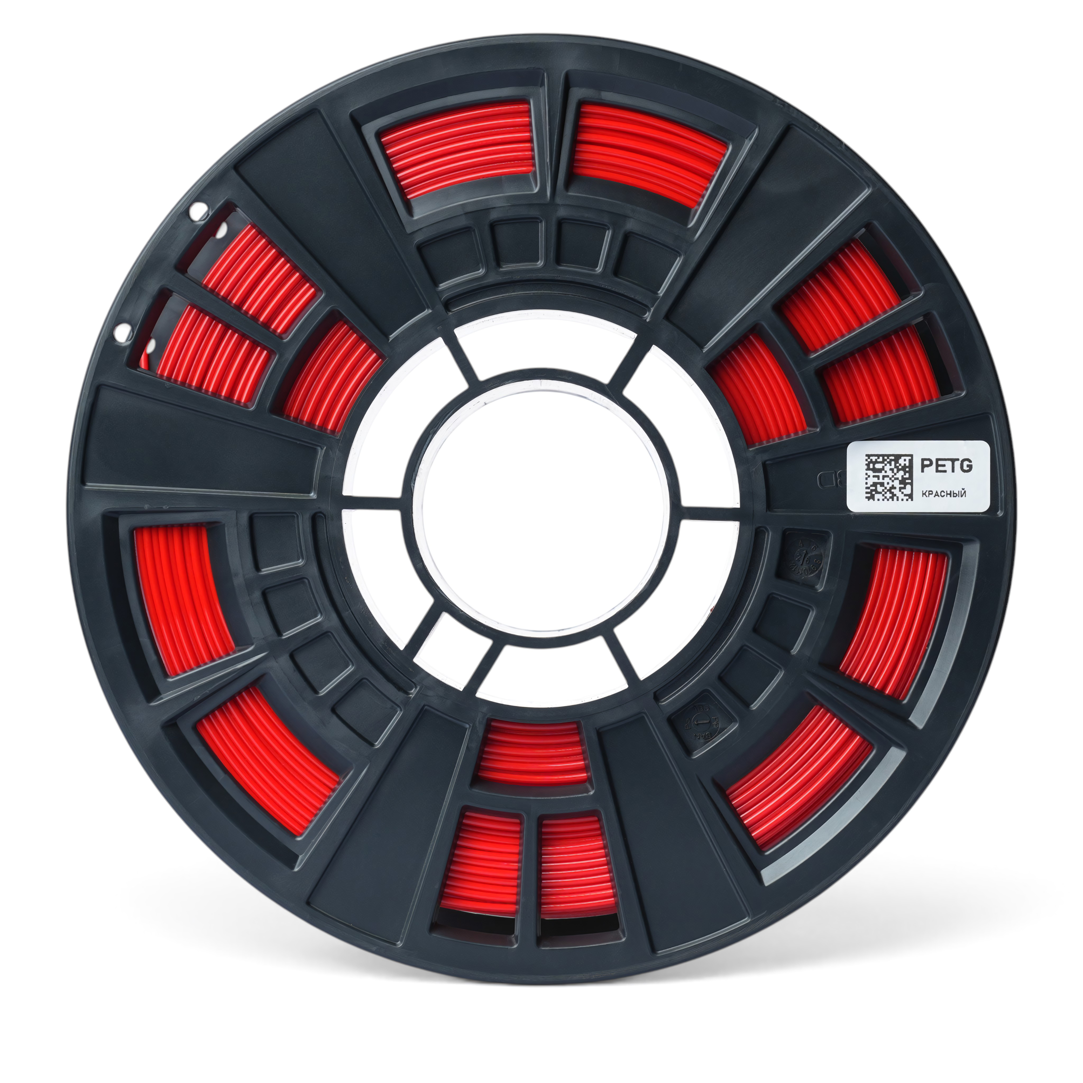 Филамент Start PetG Красный на пластике (1кг)