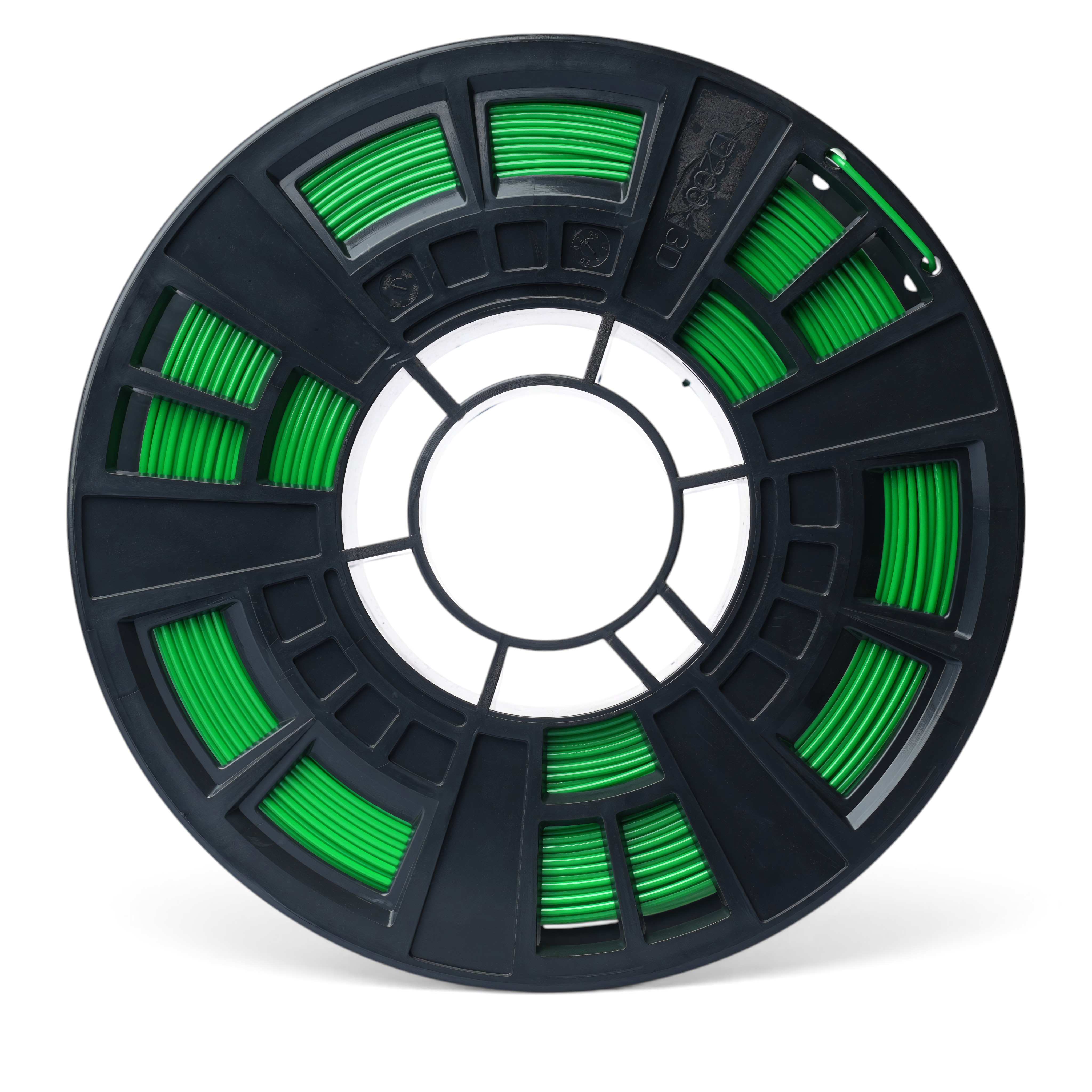 Филамент Start PetG Зеленый на пластике (1кг)