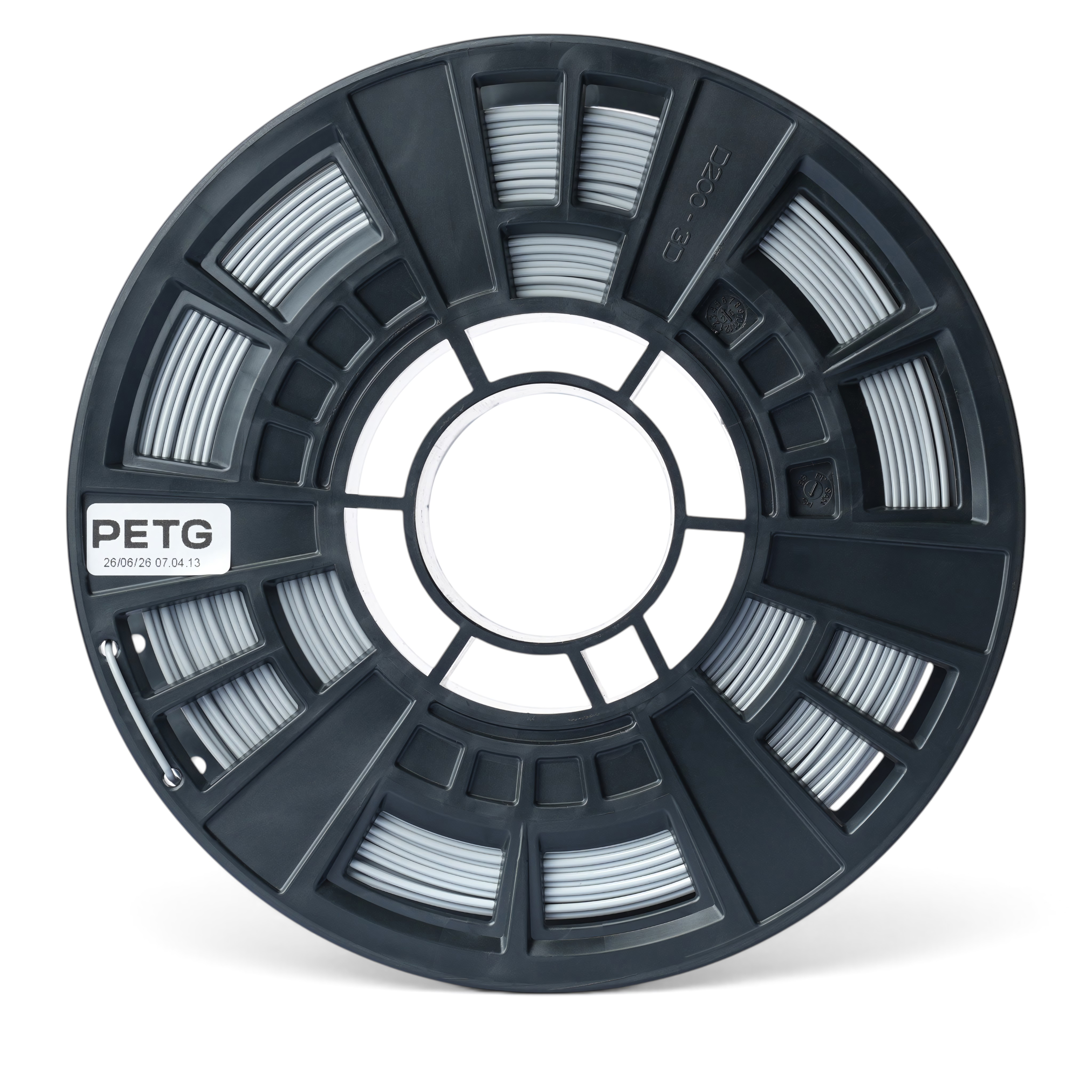 Филамент Start PetG Серый на пластике (1кг)