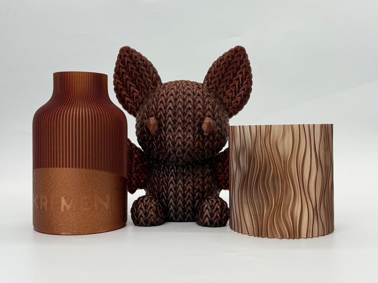Филамент Start PetG-T Коричневый на пластике (1кг)