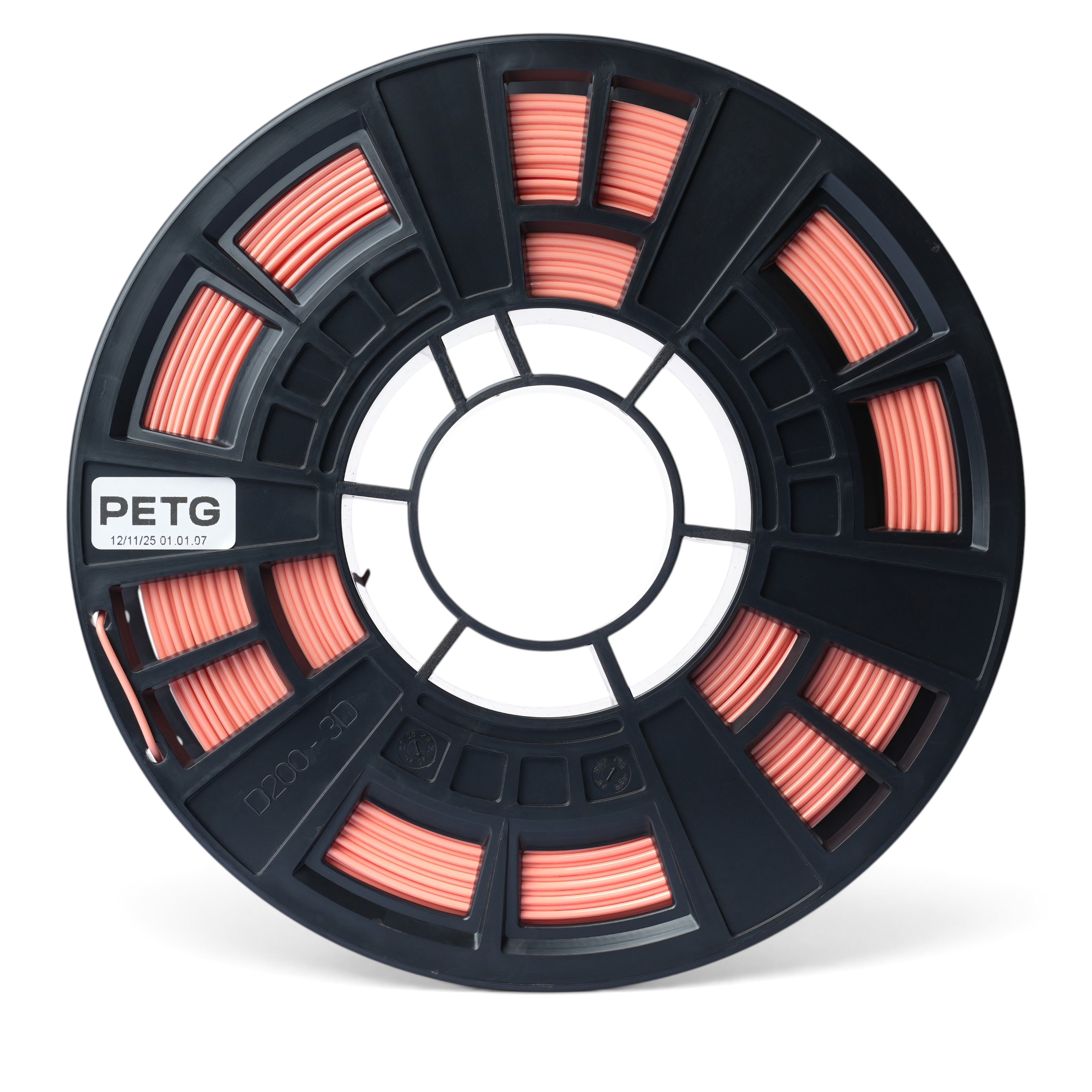 Филамент Start PetG Пастельно-Коралловый на пластике (1кг)