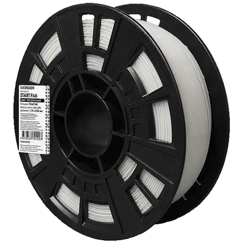Филамент Start Нейлон (РА-6) Натуральный на пластике (1кг)