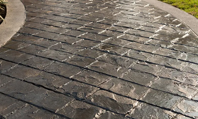 Полиуретановые штампы для бетона